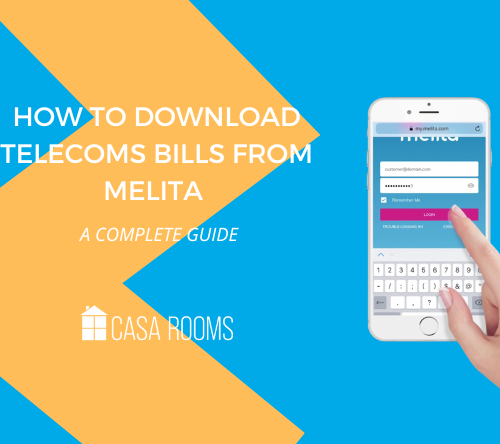 Downloading telecoms bills MyMelita property management