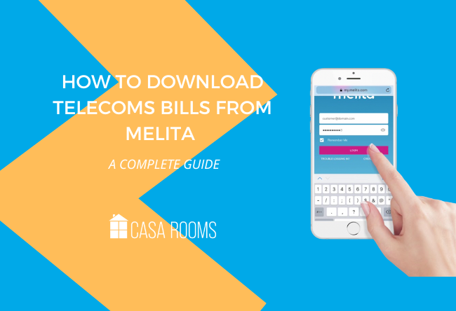 Downloading telecoms bills MyMelita property management